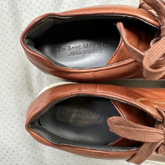 To Boot New York Adam Derrick Leather Sneaker Size 9 - Picture 7 of 12